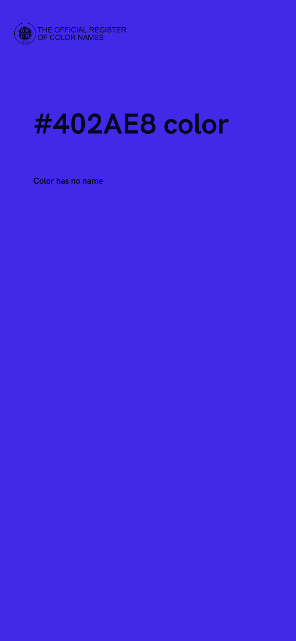 #402AE8 color image