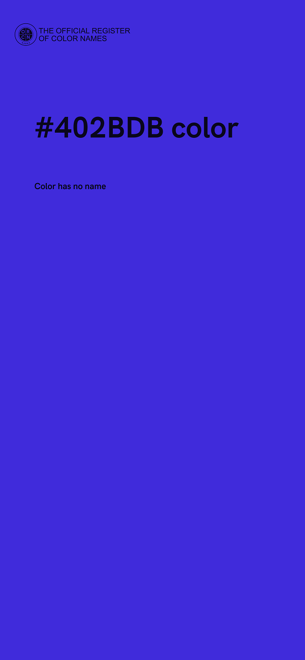 #402BDB color image