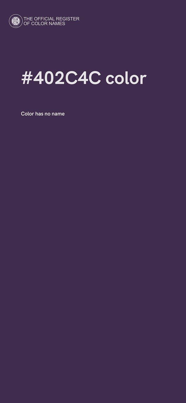 #402C4C color image