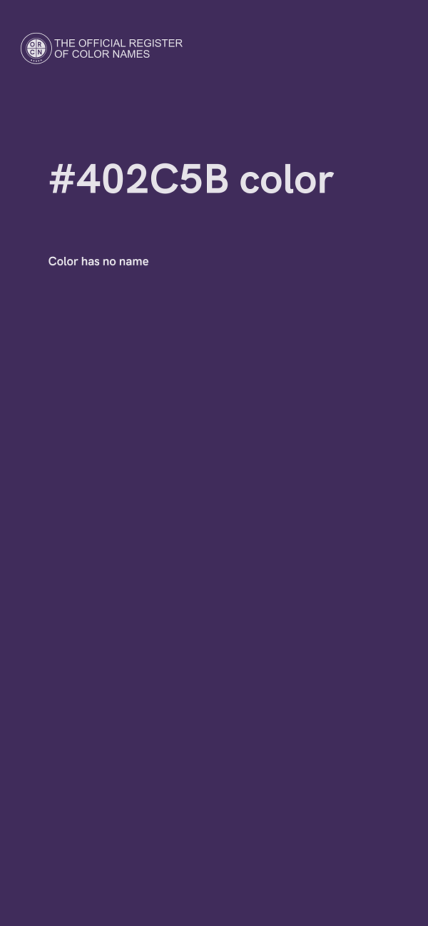 #402C5B color image