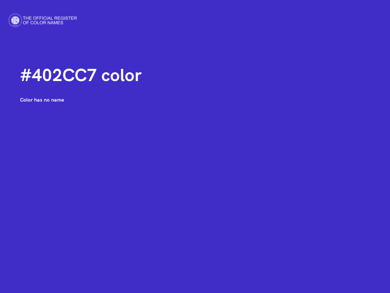 #402CC7 color image