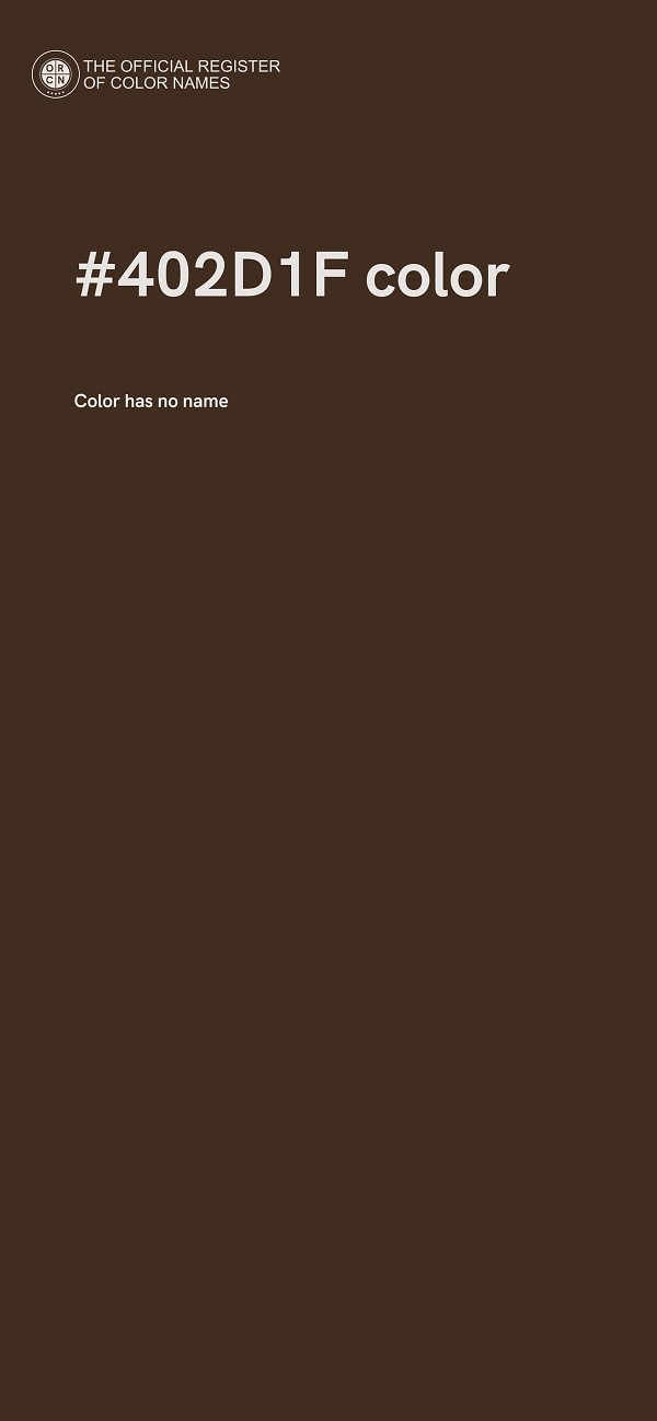 #402D1F color image