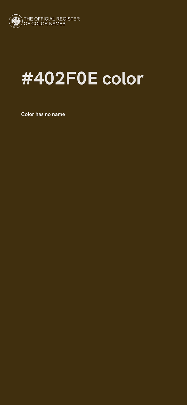 #402F0E color image