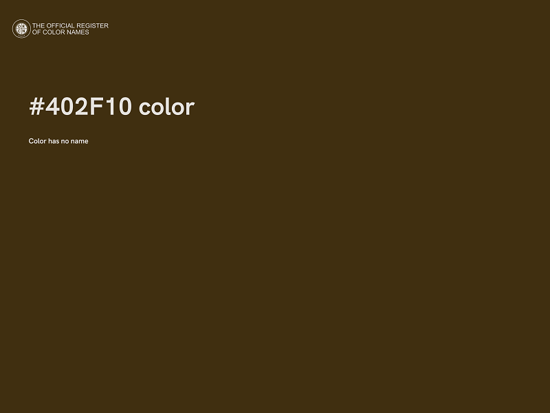 #402F10 color image