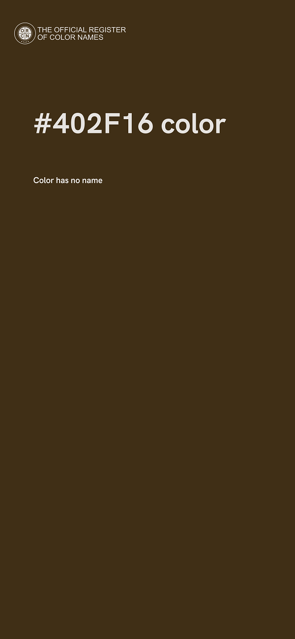 #402F16 color image