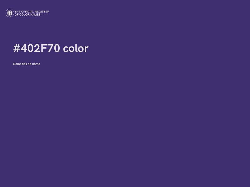 #402F70 color image