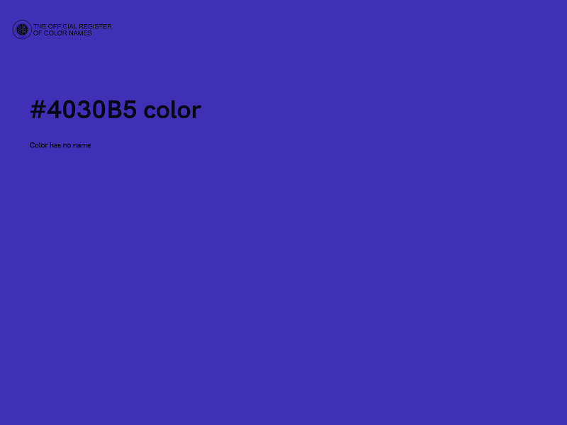 #4030B5 color image