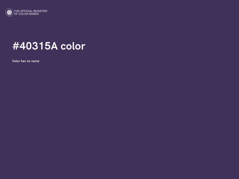#40315A color image