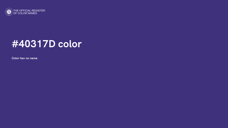 #40317D color image