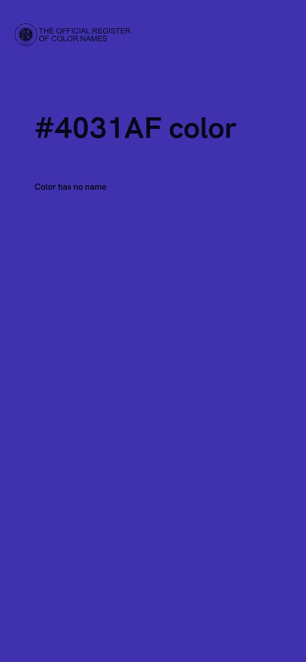 #4031AF color image