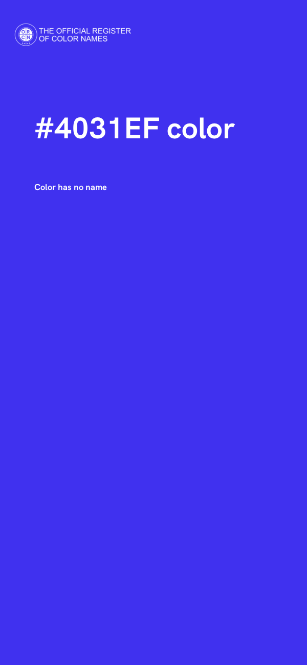 #4031EF color image
