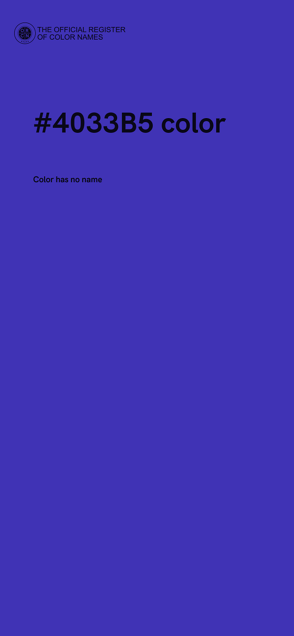 #4033B5 color image