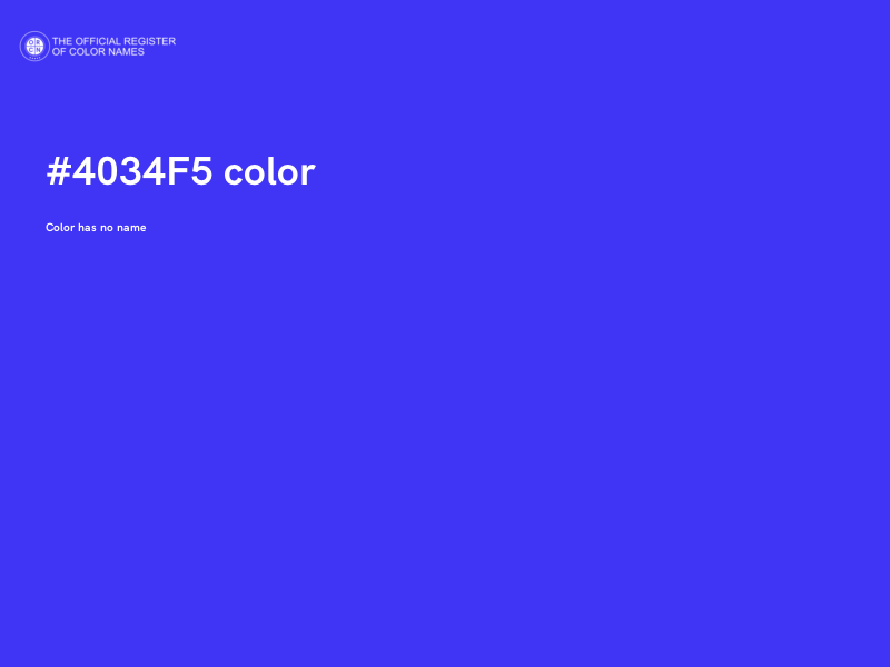 #4034F5 color image