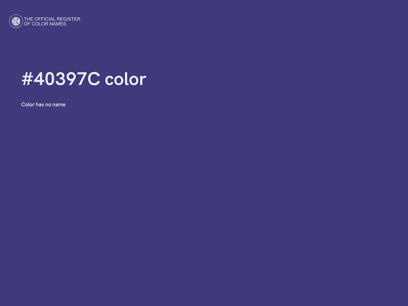 #40397C color image