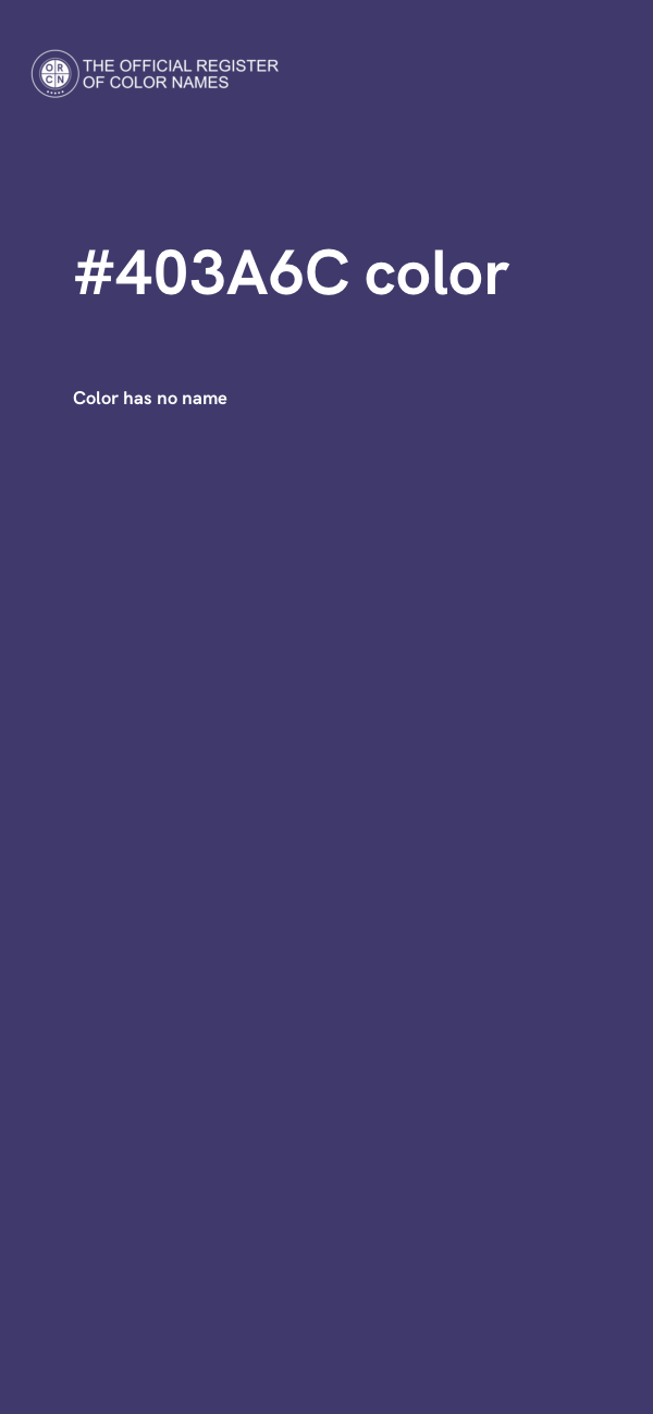 #403A6C color image