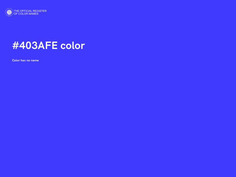 #403AFE color image