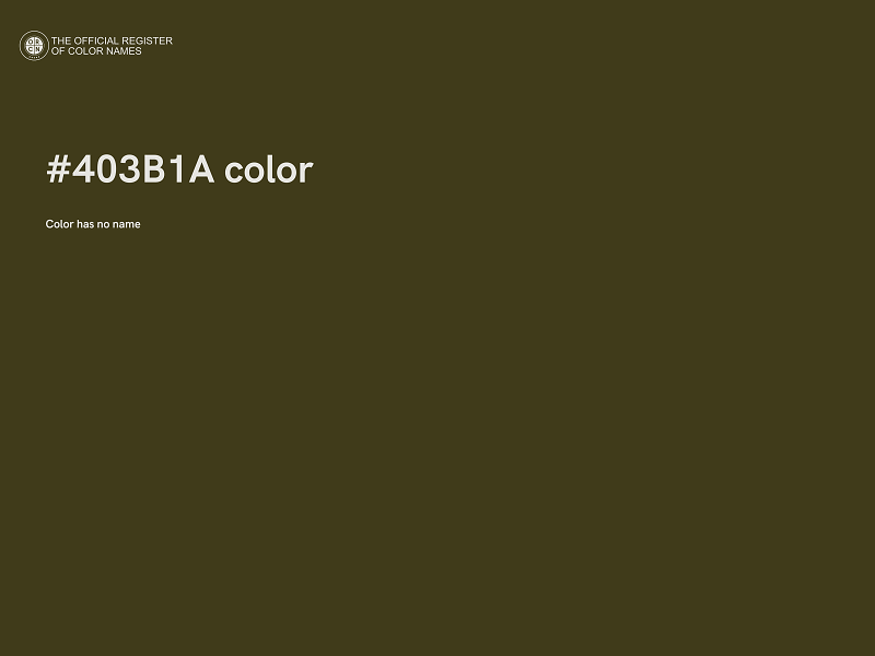 #403B1A color image