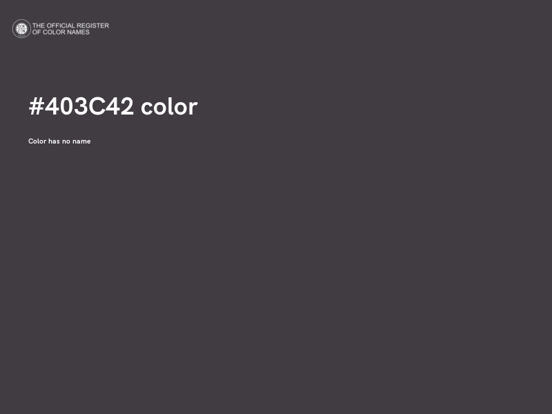 #403C42 color image