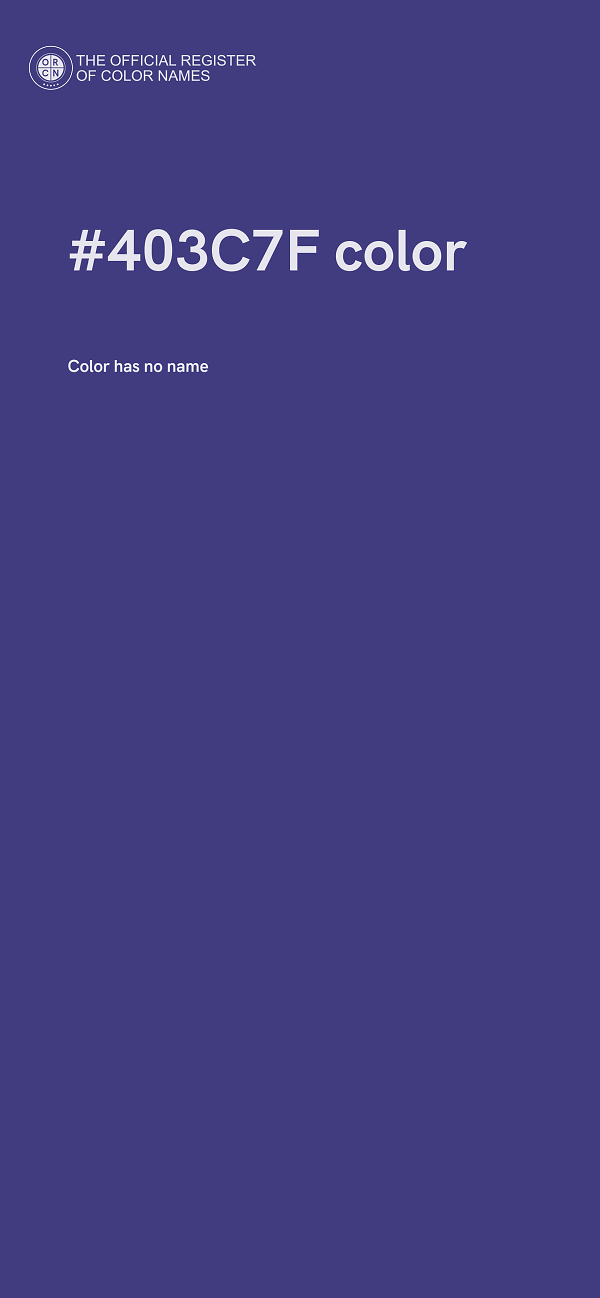 #403C7F color image