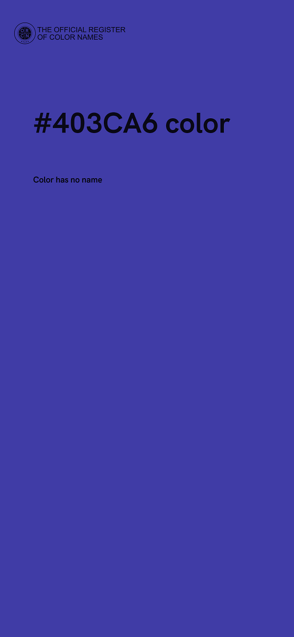 #403CA6 color image