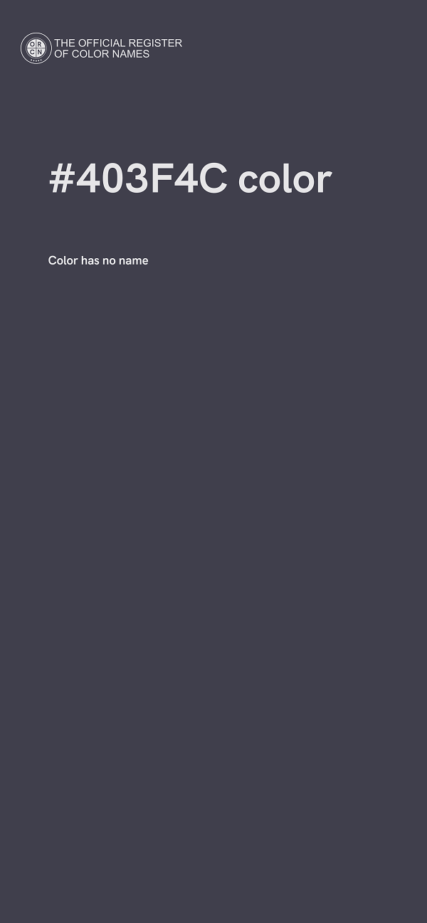 #403F4C color image