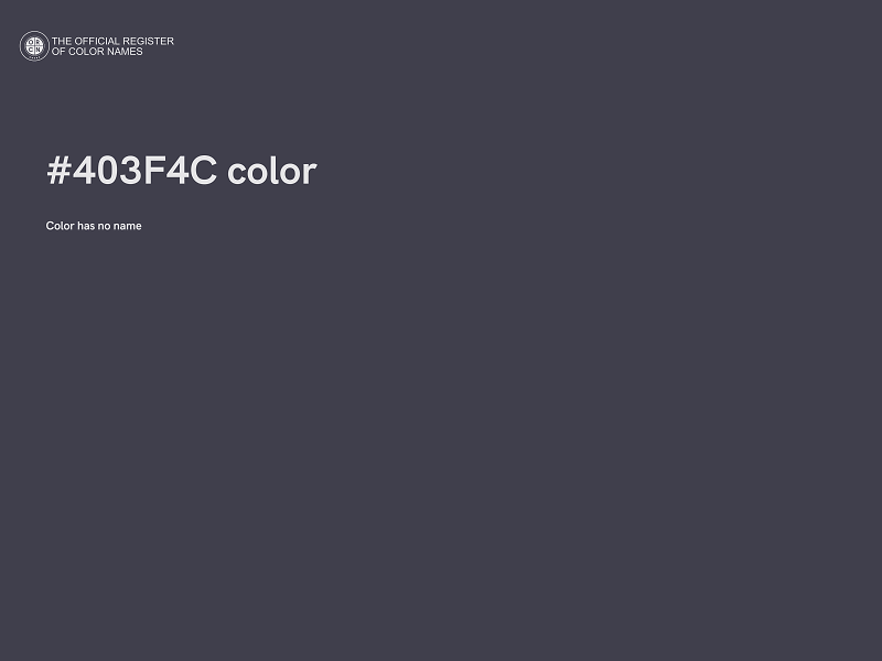 #403F4C color image