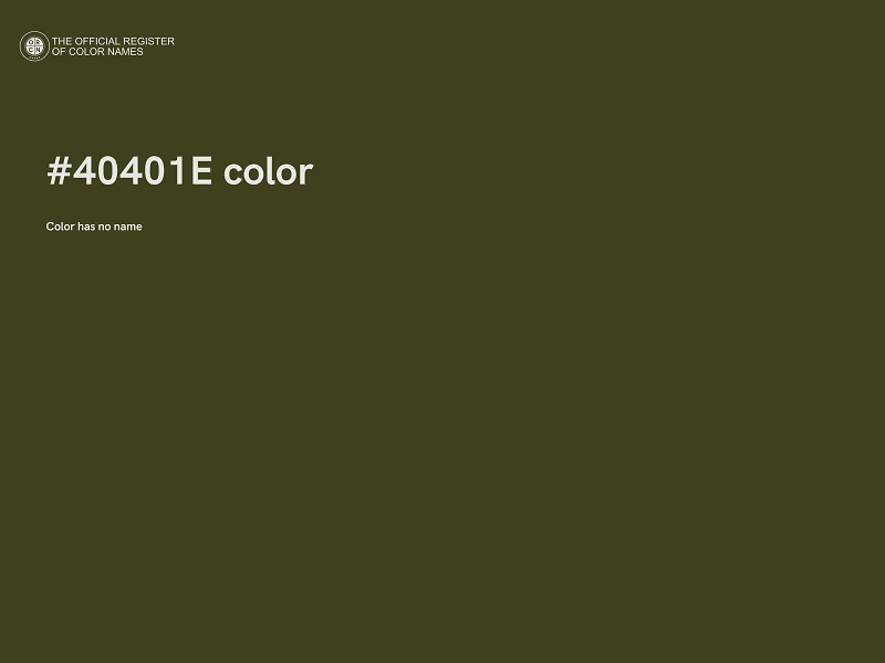 #40401E color image