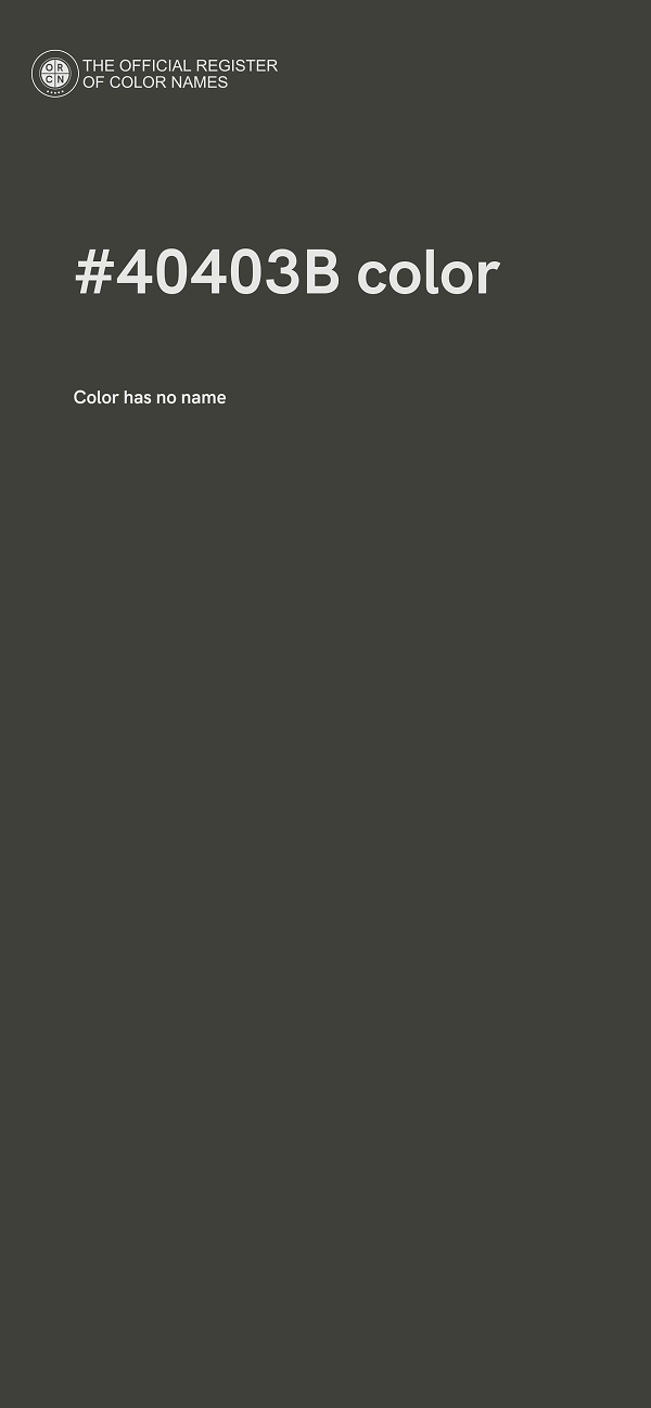 #40403B color image