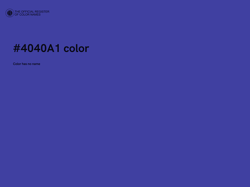 #4040A1 color image