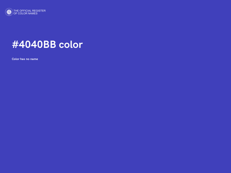 #4040BB color image