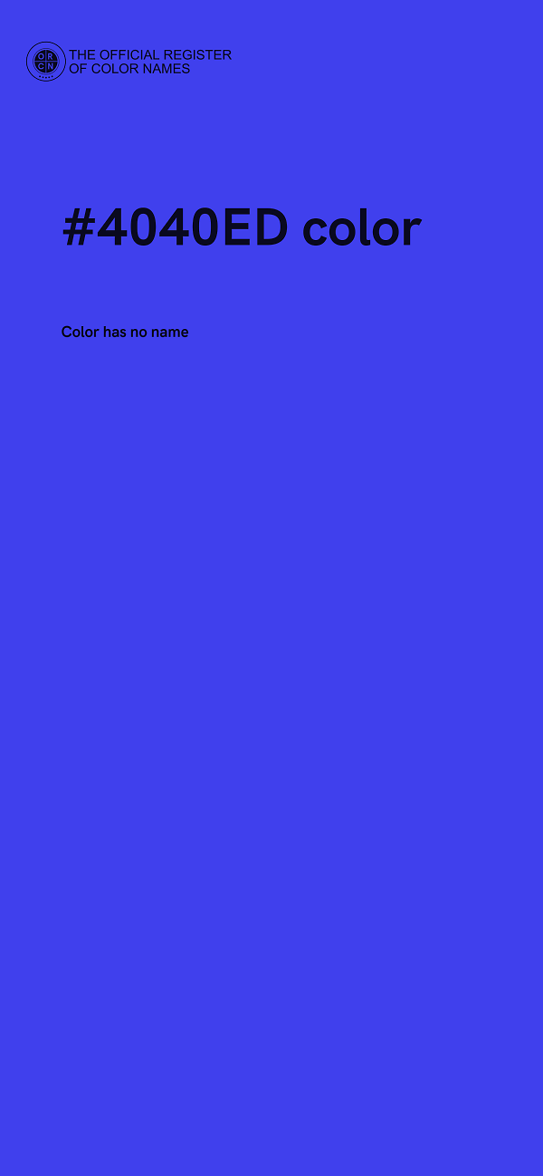 #4040ED color image