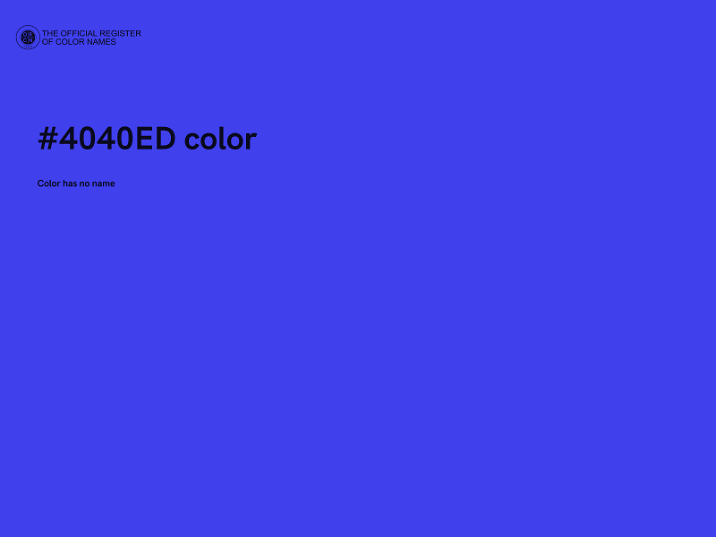 #4040ED color image