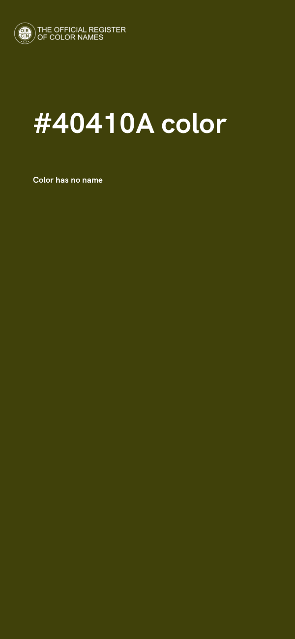 #40410A color image