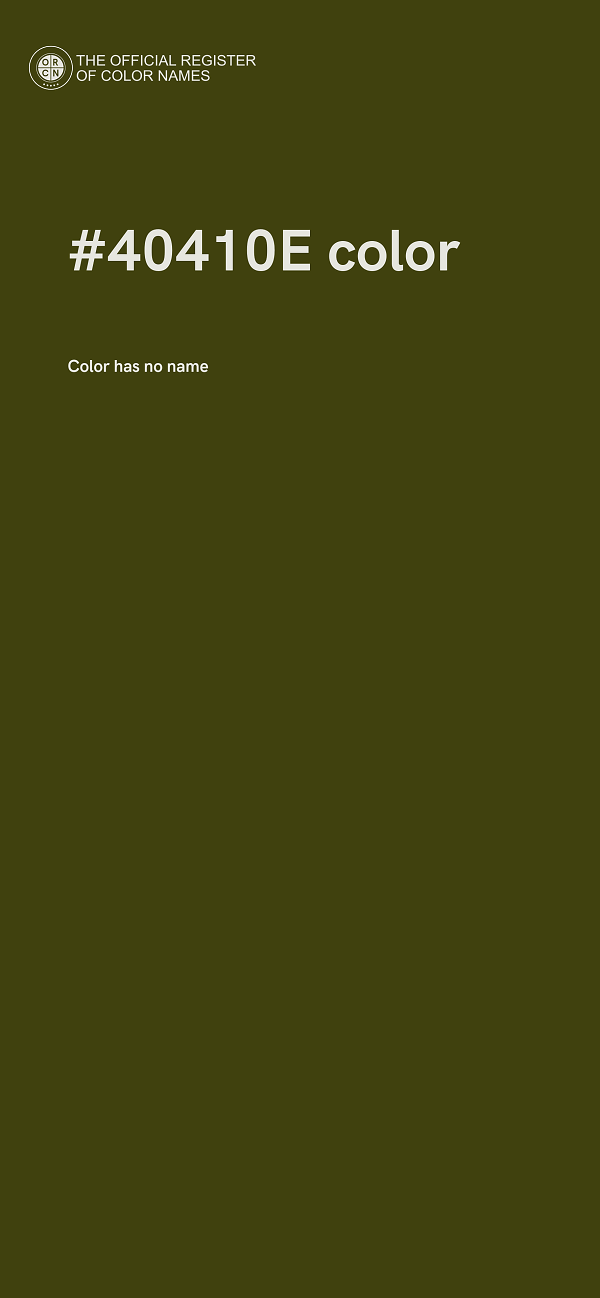 #40410E color image