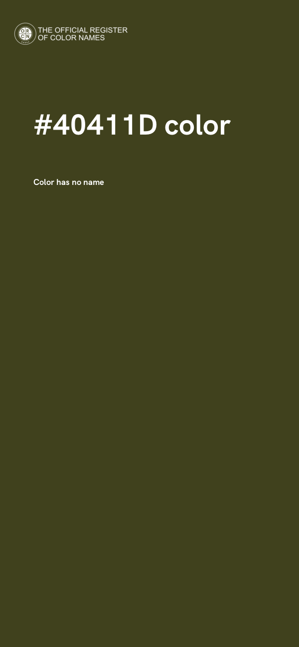 #40411D color image