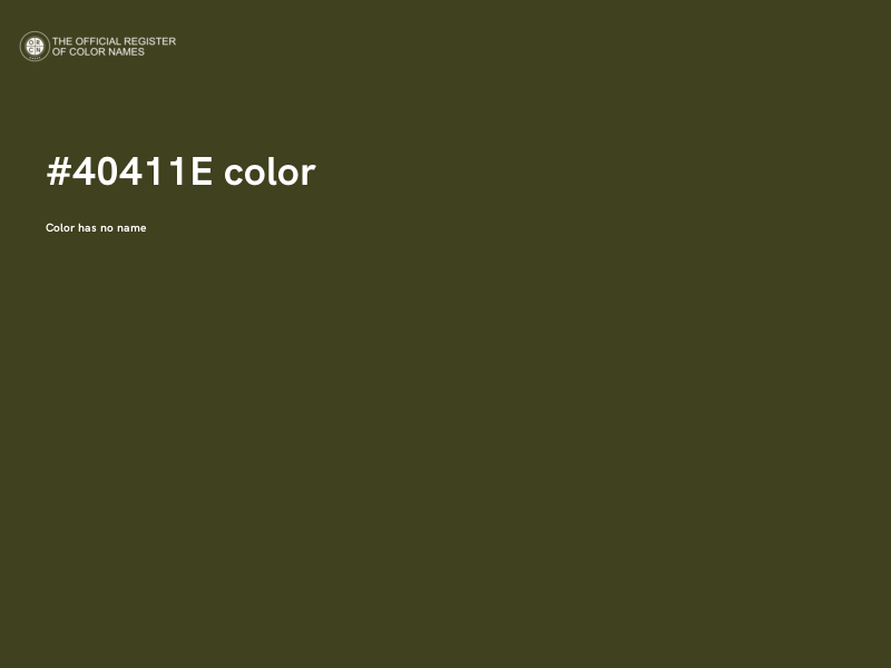 #40411E color image