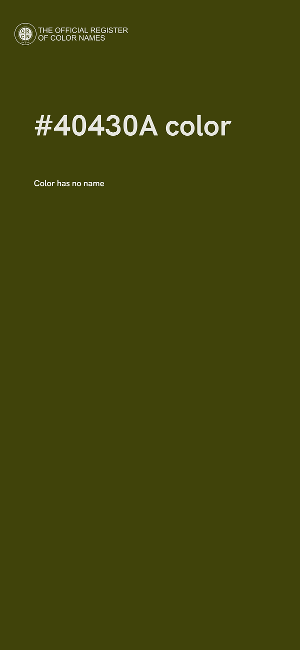 #40430A color image