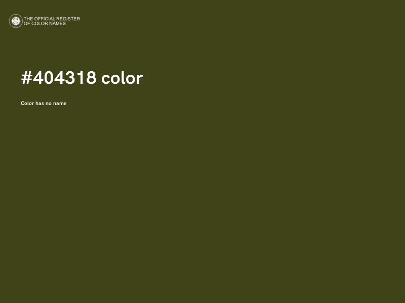 #404318 color image