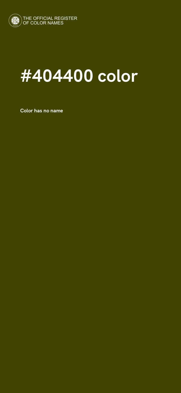 #404400 color image