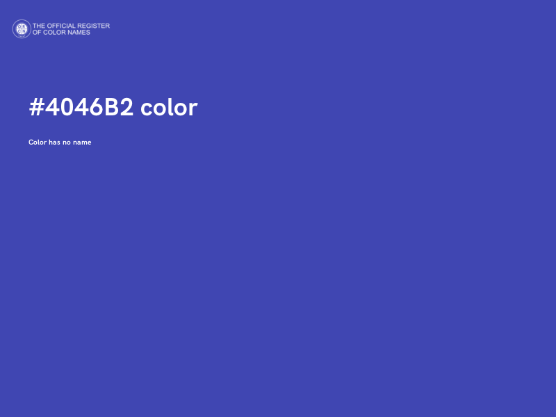 #4046B2 color image