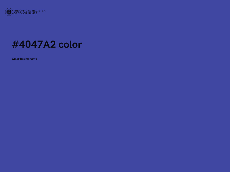 #4047A2 color image
