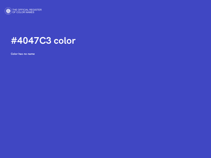 #4047C3 color image