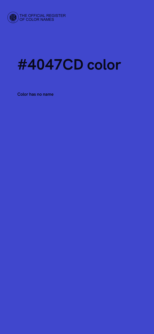 #4047CD color image