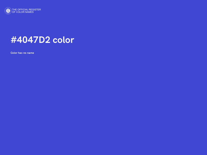 #4047D2 color image