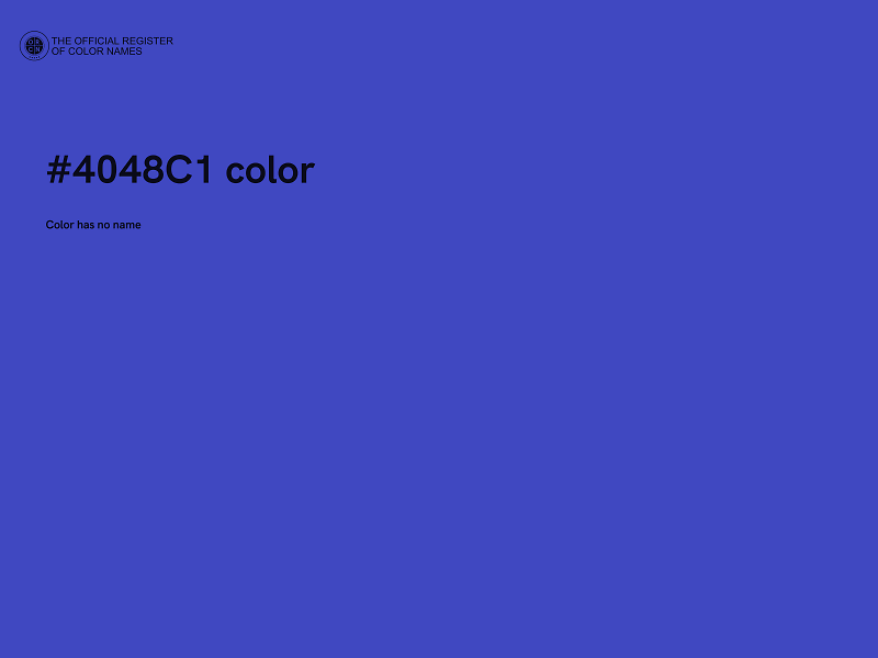 #4048C1 color image