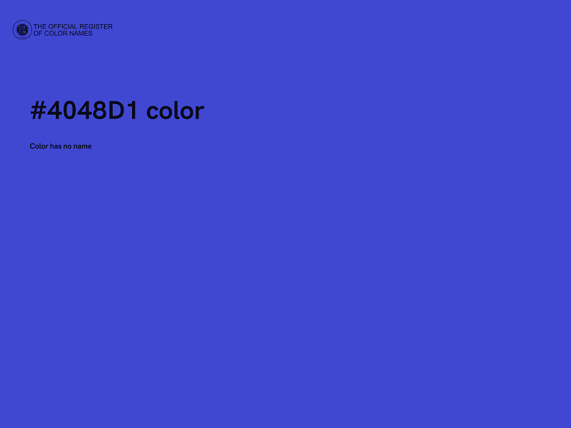 #4048D1 color image