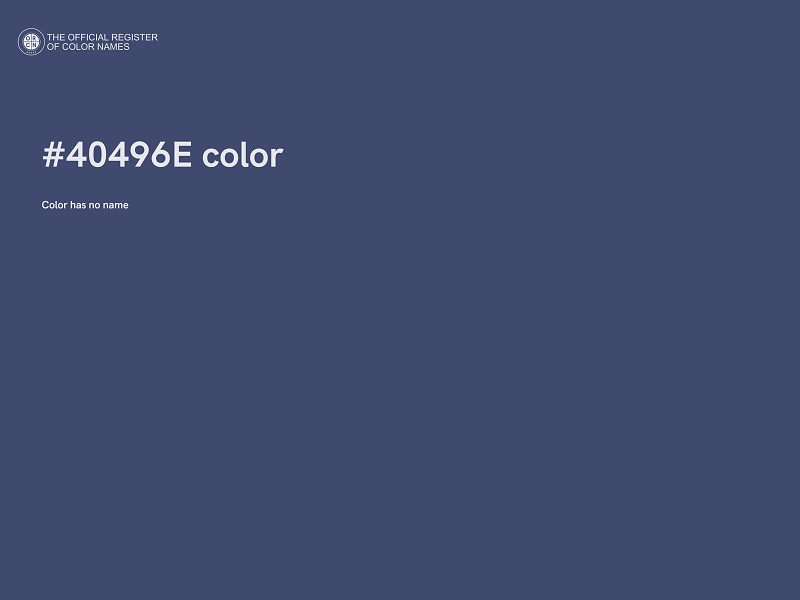 #40496E color image