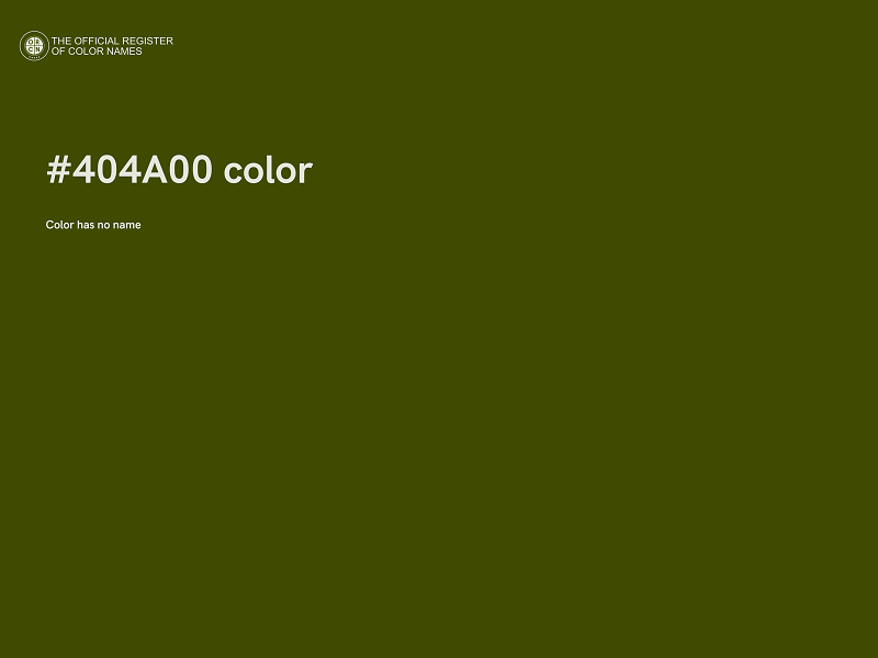 #404A00 color image