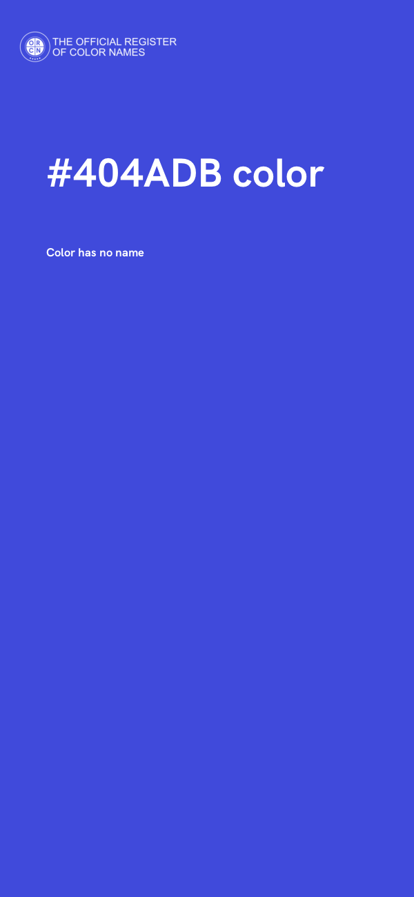 #404ADB color image