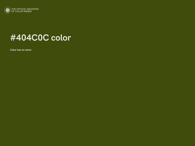 #404C0C color image